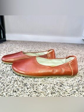 Earthing Harmony Grounding Handcrafted Leather Ballet Flat Size EU 42 US 11